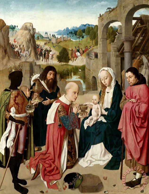 The Adoration of The Magi painting - Geertgen Tot Sint Jans The Adoration of The Magi Art Print