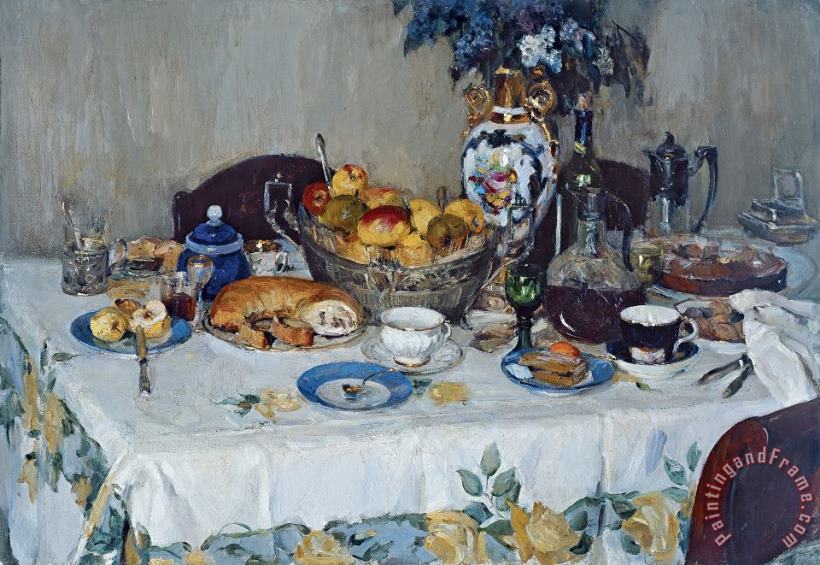 Still Life with Pots painting - Gely Korzhev Still Life with Pots Art Print