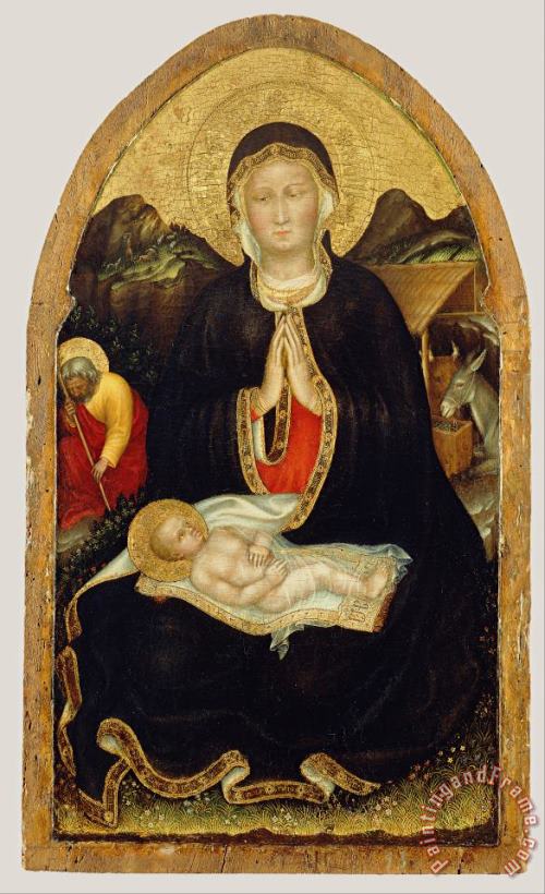 Nativity painting - Gentile da Fabriano Nativity Art Print