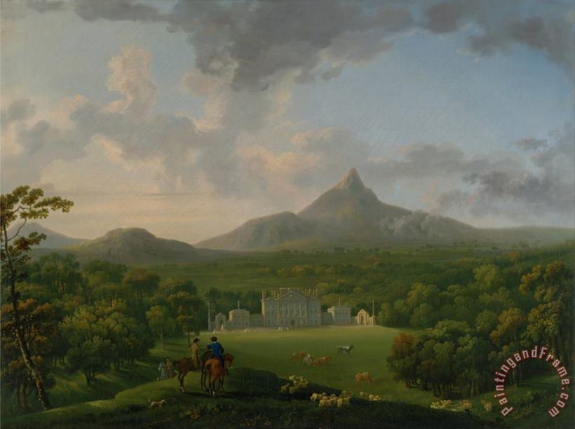 Powerscourt, County Wicklow, Ireland painting - George Barret Powerscourt, County Wicklow, Ireland Art Print