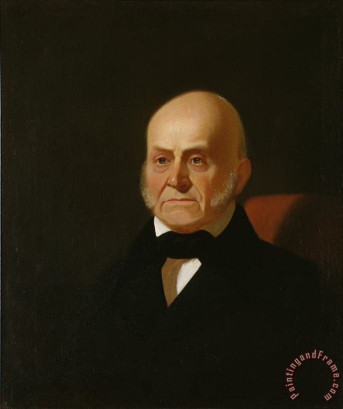 John Quincy Adams painting - George Caleb Bingham John Quincy Adams Art Print