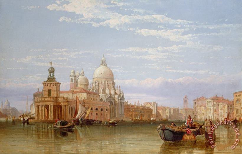 The Grand Canal - Venice painting - George Clarkson Stanfield The Grand Canal - Venice Art Print