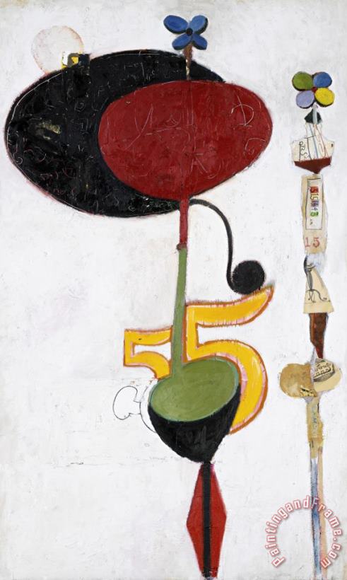 5 Ism painting - George Condo 5 Ism Art Print