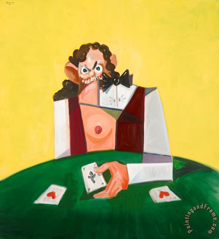 George Condo Black Jack Sally, 2006 Art Painting