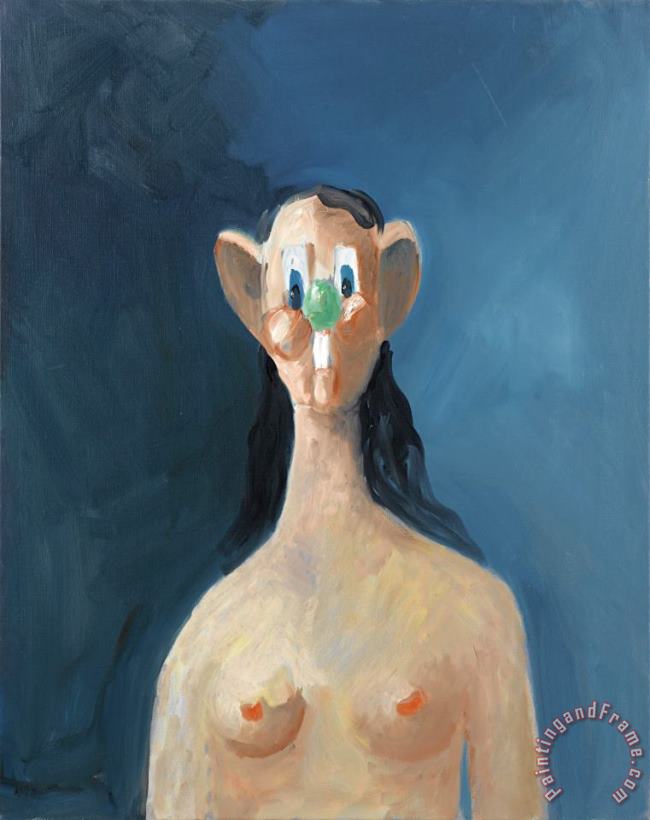 George Condo Lucy Art Painting