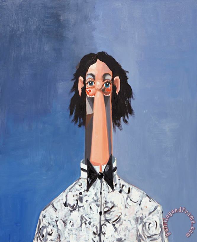 Marc Jacobs, 2007 painting - George Condo Marc Jacobs, 2007 Art Print