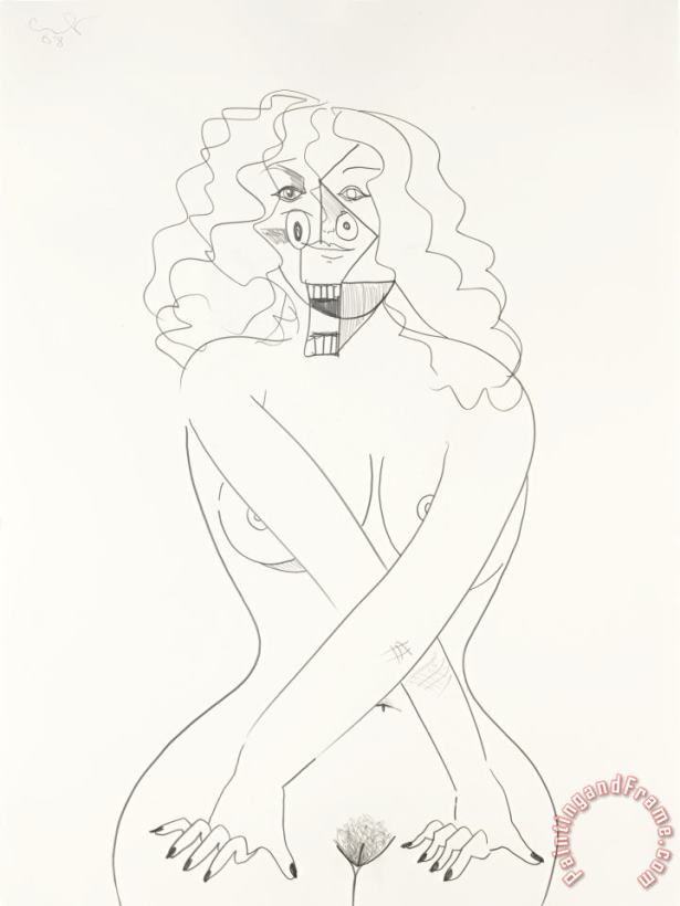 George Condo Nude Model, 2008 Art Print