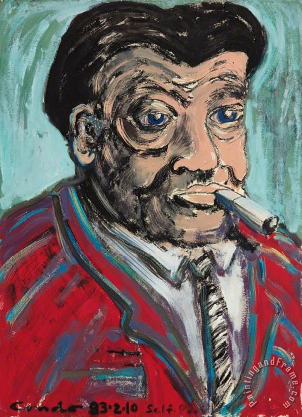 George Condo Self Portrait, 1983 Art Print