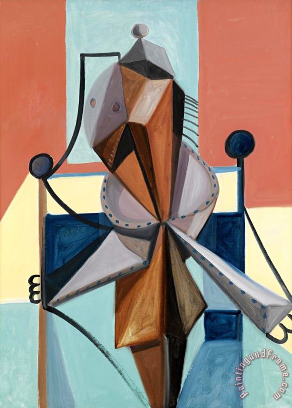 Standing Form painting - George Condo Standing Form Art Print
