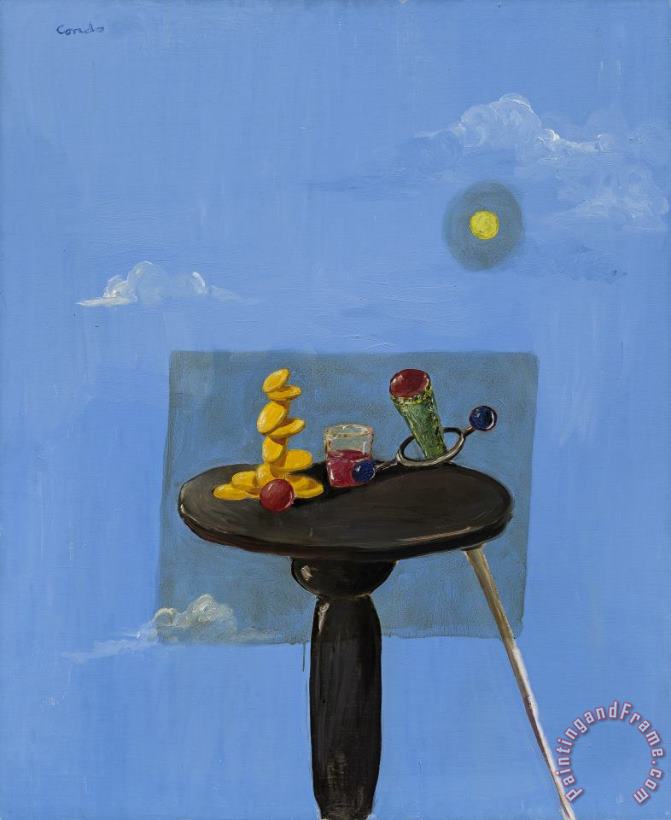 George Condo Still Life with Decal, 1998 Art Painting