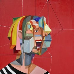 George Condo The Aztec Cosmologist