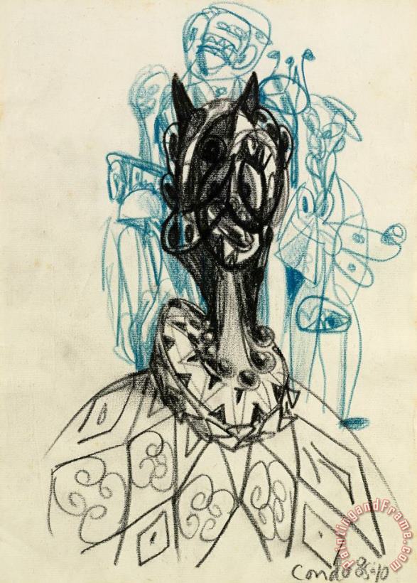 George Condo Untitled, 1985 Art Print