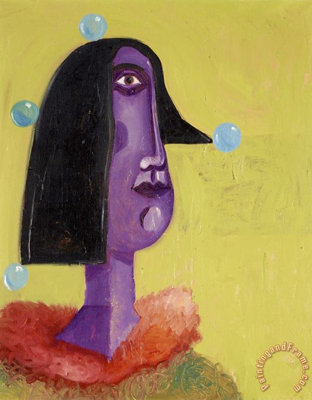 George Condo Untitled, 1991 Art Painting