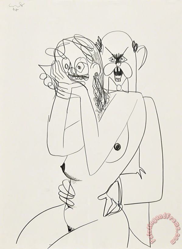 George Condo Untitled, 2007 Art Print