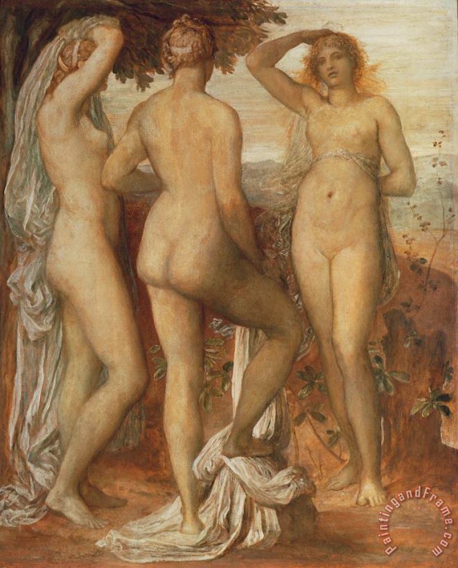 George Frederic Watts The Judgement of Paris Art Painting