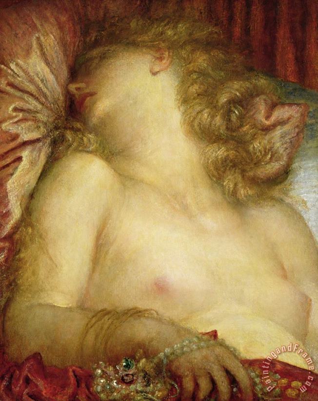 George Frederic Watts The Wife of Plutus Art Print
