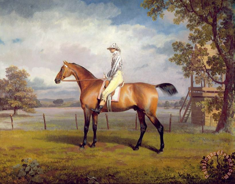 George Garrard The Duke of Hamilton's Disguise with Jockey Up Art Painting