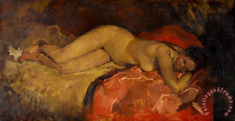 George Hendrik Breitner Reclining Nude 2 Art Painting