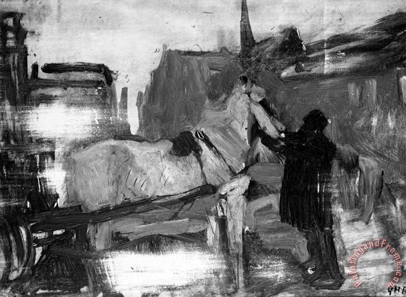 George Hendrik Breitner View in Amsterdam Art Painting