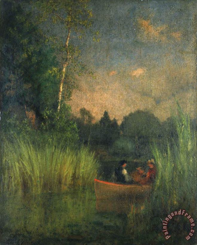 Dusk in The Rushes (alexandria Bay) painting - George Inness Dusk in The Rushes (alexandria Bay) Art Print