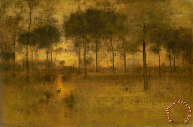 George Inness The Home of The Heron 2 Art Painting