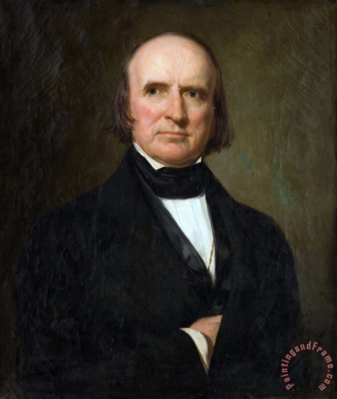 George Peter Alexander Healy Portrait of Justice John Mclean Art Print