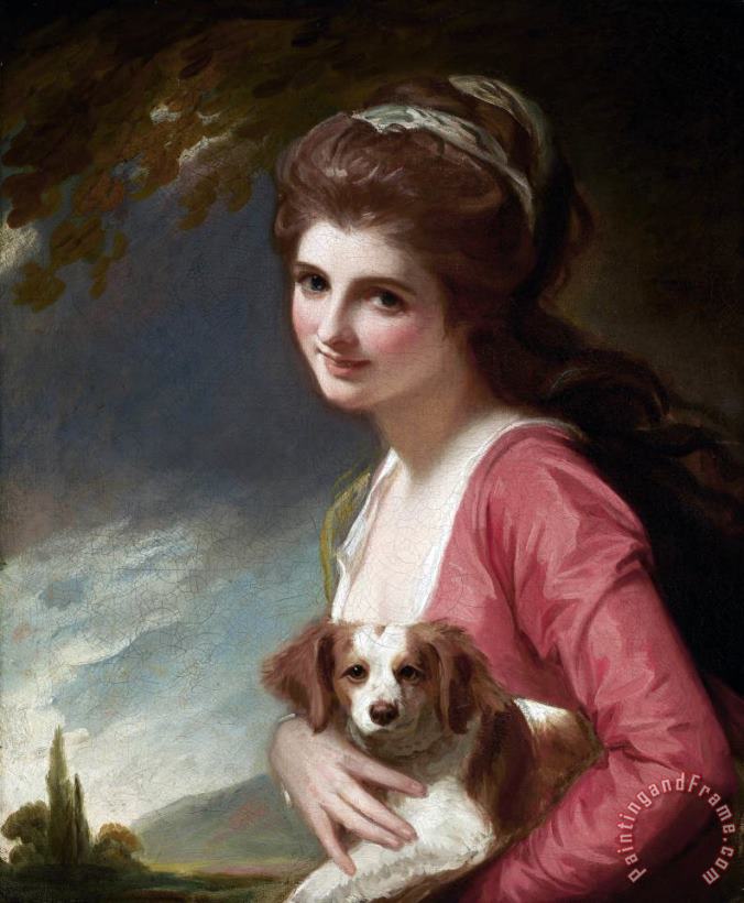 Lady Hamilton As Nature painting - George Romney Lady Hamilton As Nature Art Print