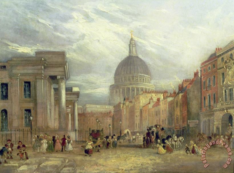 George Sidney Shepherd The Old General Post Office and St. Martin's-le-Grand Art Painting
