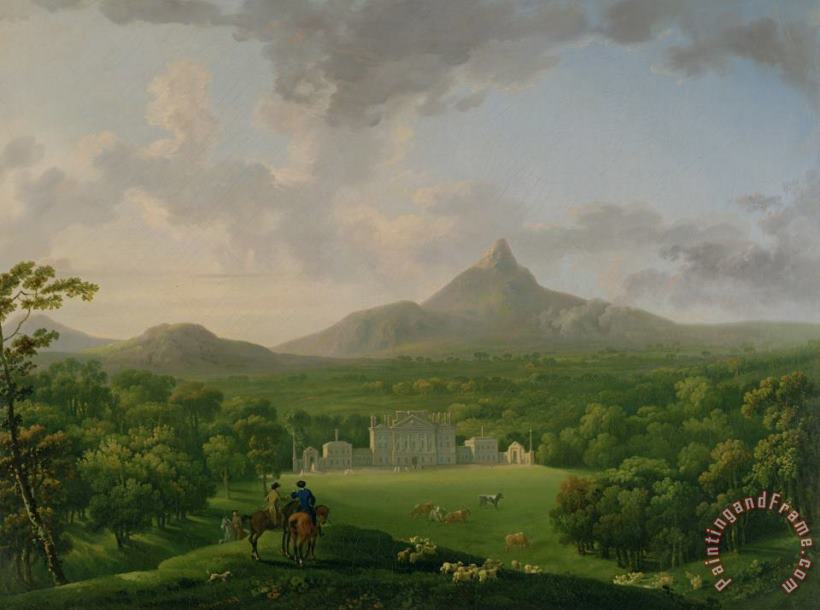 George the Elder Barret View of Powerscourt - County Wicklow Art Painting