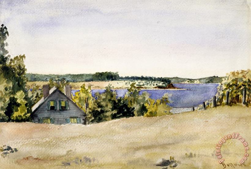 Gardiner's Bay From Sag Harbor painting - George Wesley Bellows Gardiner's Bay From Sag Harbor Art Print