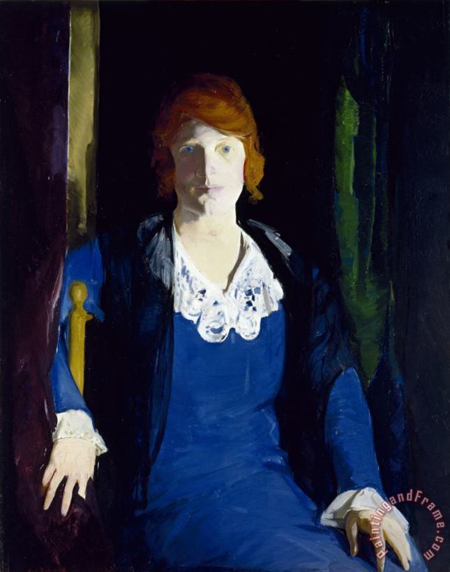 Portrait of Florence Pierce painting - George Wesley Bellows Portrait of Florence Pierce Art Print