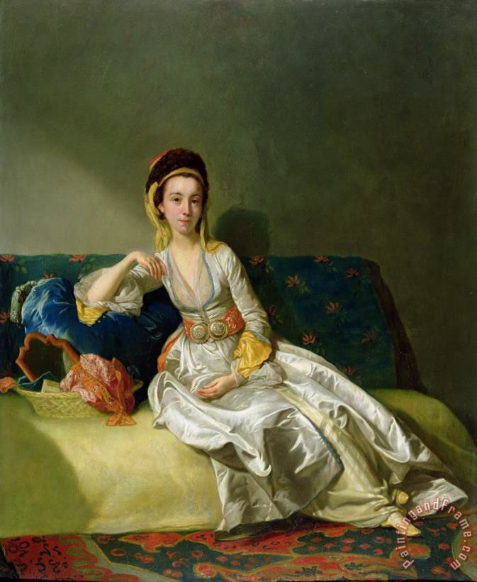 George Willison Nancy Parsons in Turkish Dress Art Painting