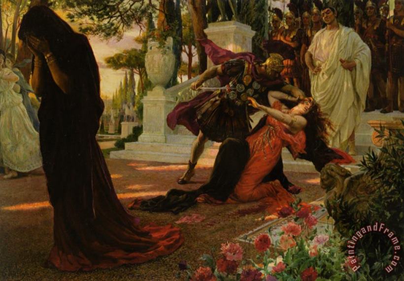 Georges Antoine Rochegrosse The Death of Messalina Art Painting