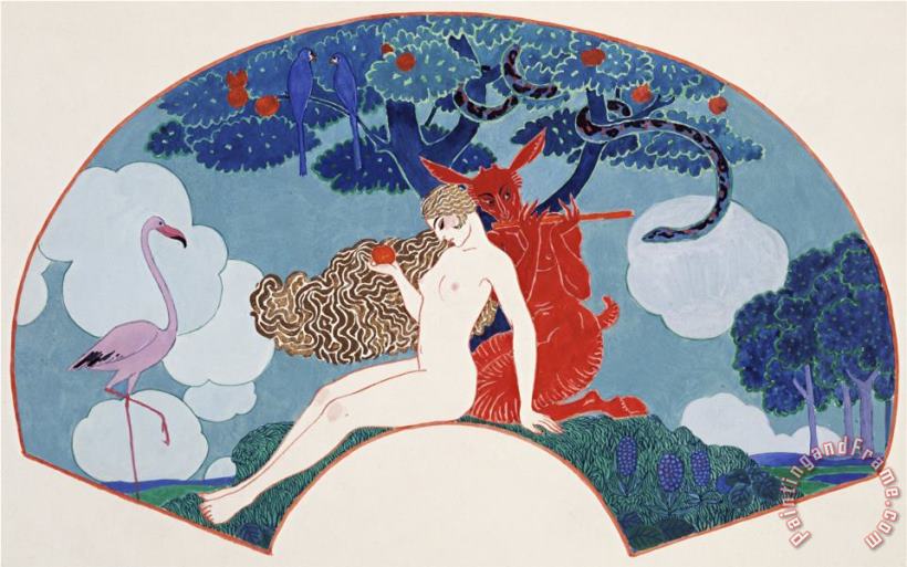 Georges Barbier Eve Art Painting