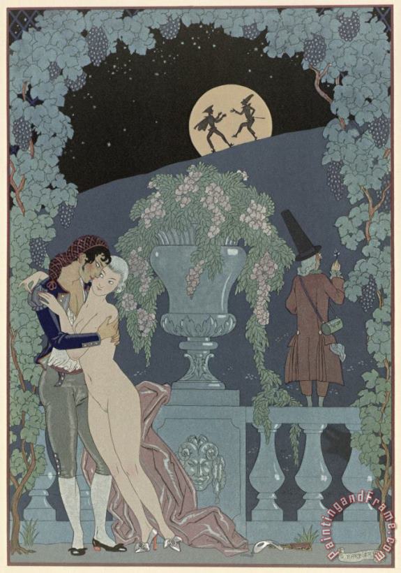 Georges Barbier Puppets Art Painting