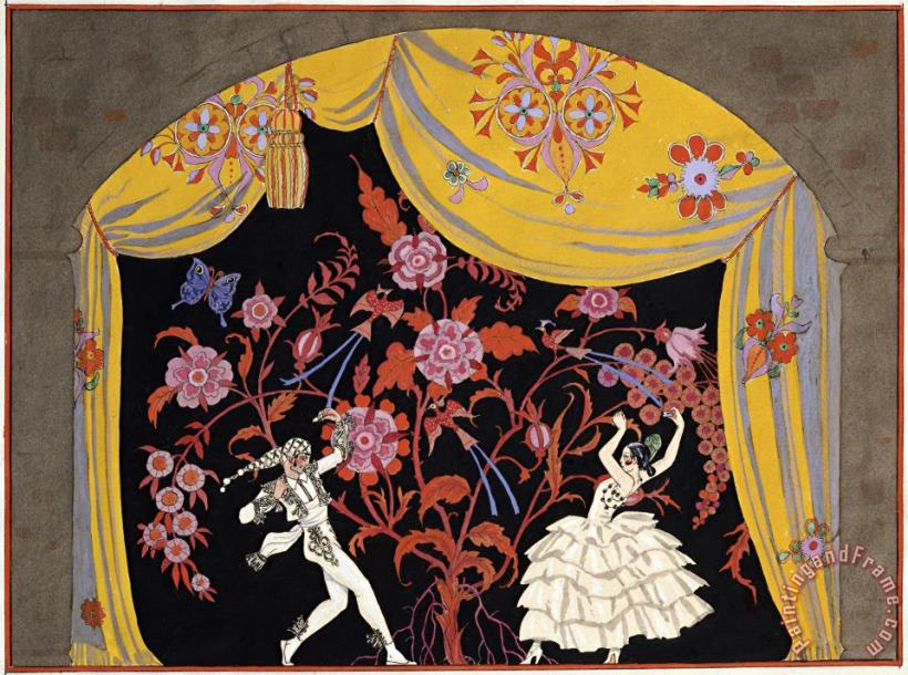 Georges Barbier The Flamenco Art Print