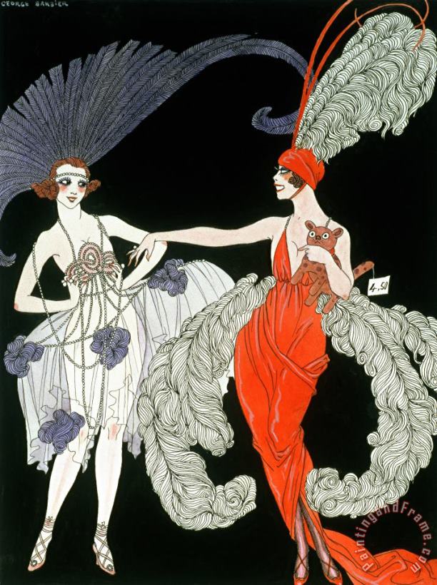 Georges Barbier The Purchase Art Painting