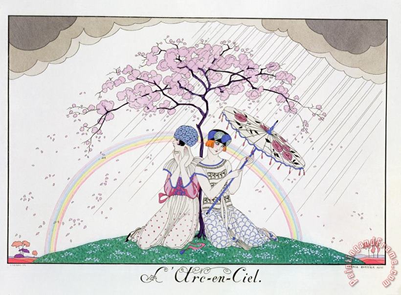 Georges Barbier The Rainbow Art Painting