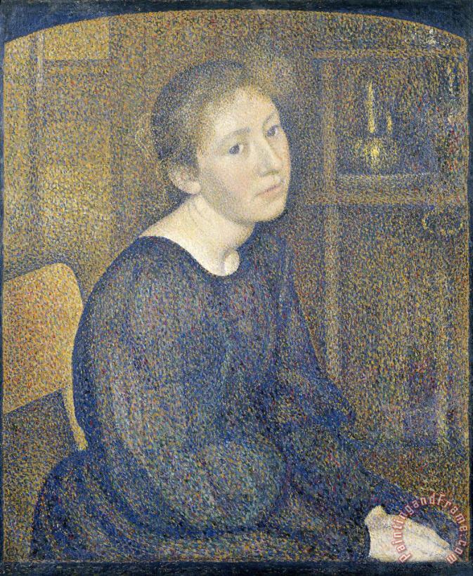 Aline Marechal (1868 1938) painting - Georges Lemmen Aline Marechal (1868 1938) Art Print