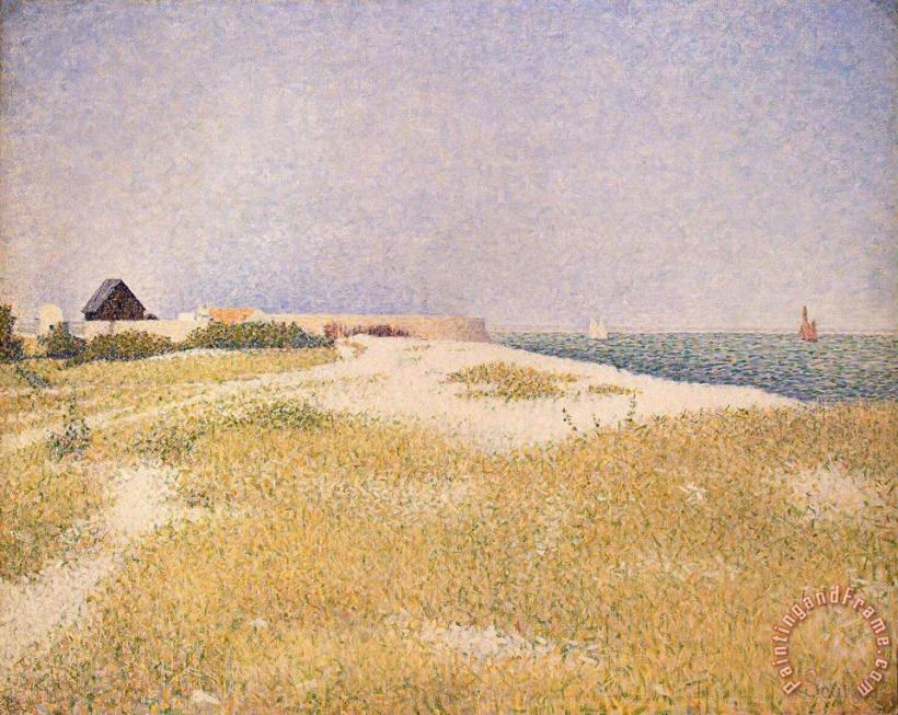 Georges Pierre Seurat View of Fort Samson Art Painting