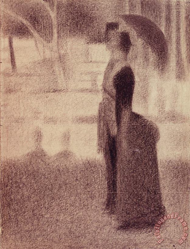 Georges Seurat Study for Sunday Afternoon on The Island of La Grande Jatte Art Painting