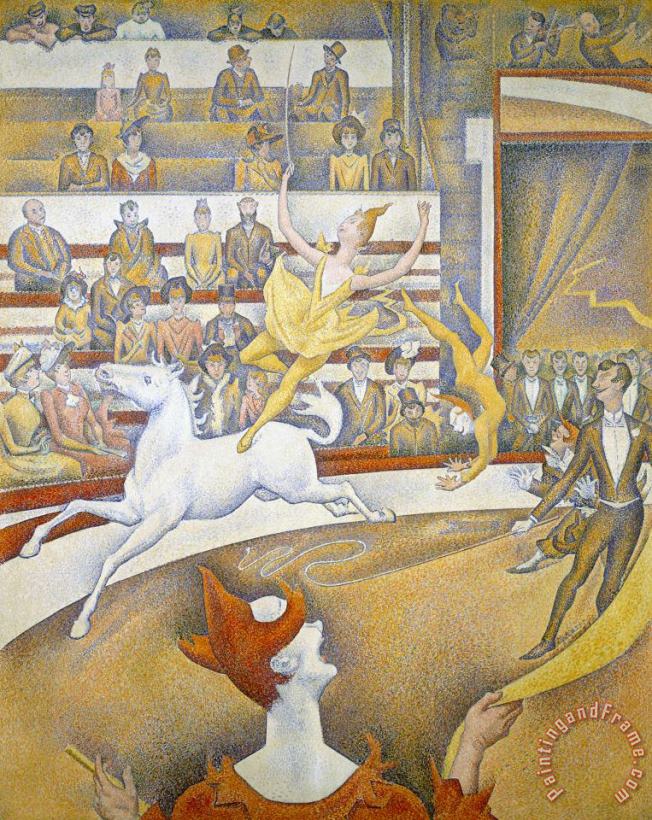 The Circus painting - Georges Seurat The Circus Art Print