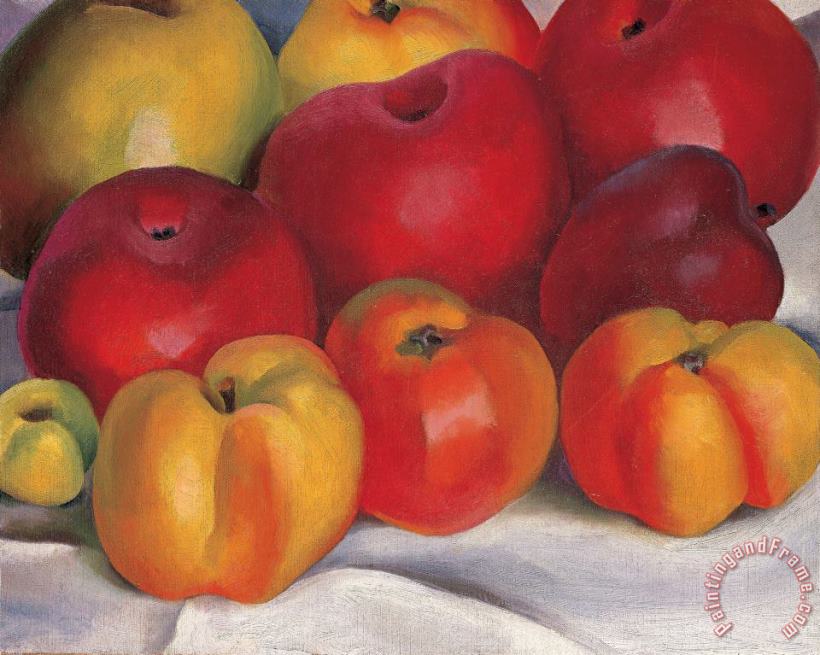 Georgia O'keeffe Apple Family Art Painting