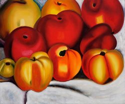 Georgia O'keeffe Apple Family II