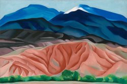 Georgia O'keeffe Black Mesa Landscape New Mexico Out Back of Mary S II