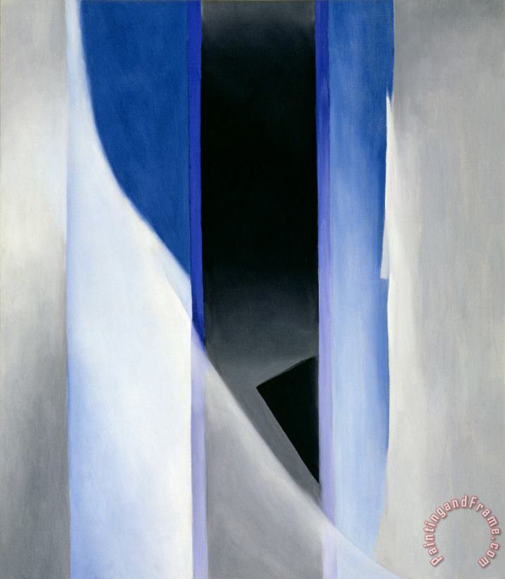 Georgia O'keeffe Blue 2 Art Painting