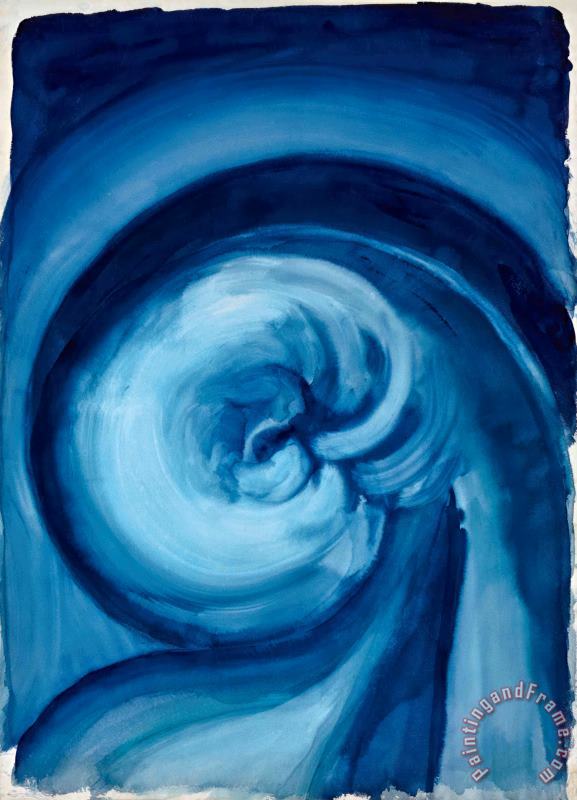 Georgia O'keeffe Blue I Art Painting