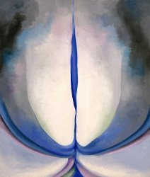 Georgia O'keeffe Blue Line