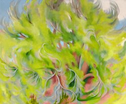 Georgia O'keeffe Cottonwood Tree in Spring