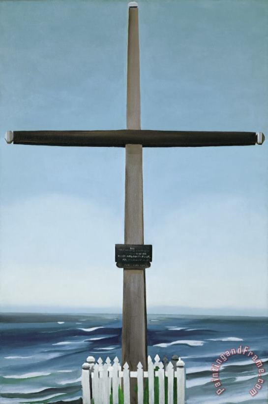 Georgia O'Keeffe Cross by The Sea, Canada Art Print